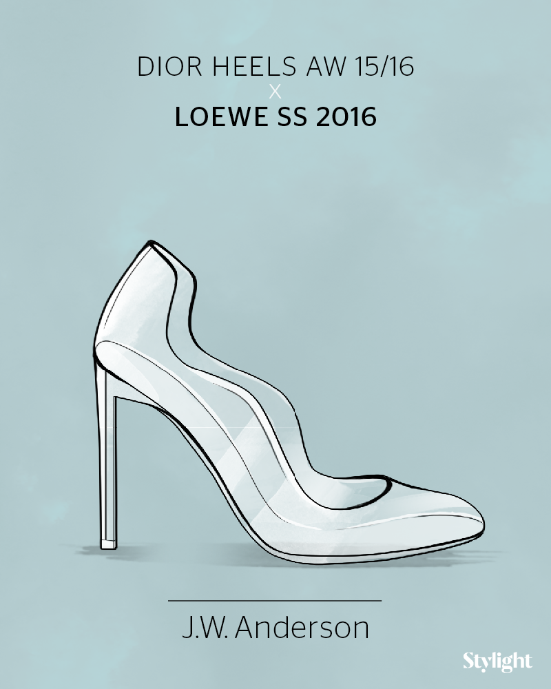 Stylight combina los dior heels con los de Loewe