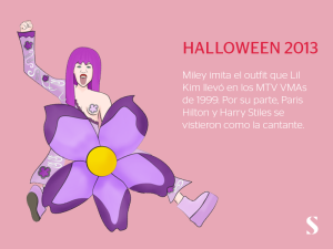 Srtlight presenta el disfraz de Miley Cyrus en Halloween 2013