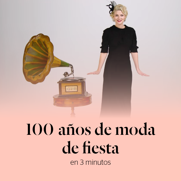 100 años de moda de fiesta en 3 minutos