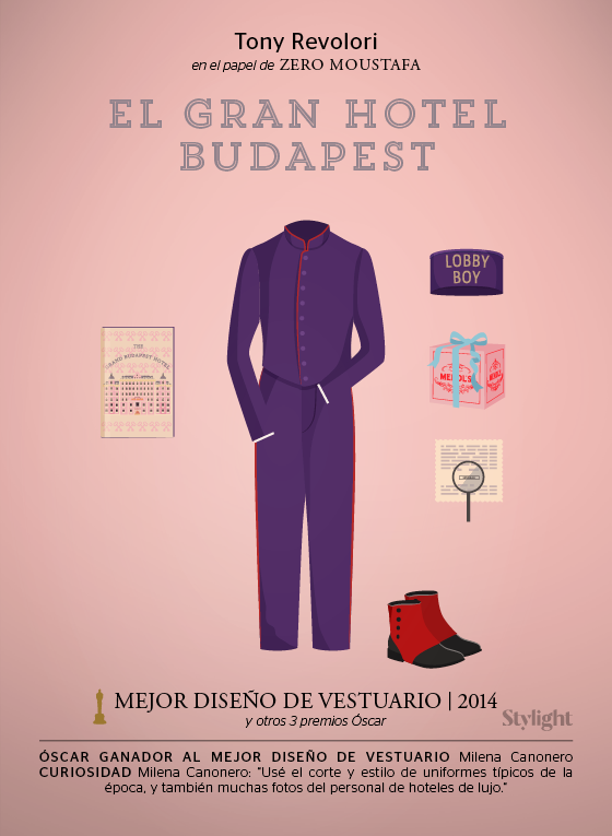 Stylight rememora El gran hotel Budapest en los Óscar