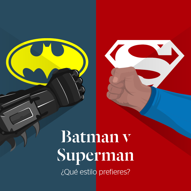 Batman v Superman: ¿Qué estilo prefieres?