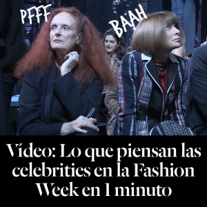 Stylight averigua lo que piensan las celebrities en la front row de la Fashion Week.