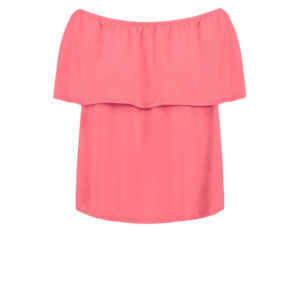 Stylight - Camiseta Off The Shoulders color coral