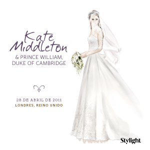 Stylight - Top 8 Vestidos de Novia de las Celebrities - Kate Middleton - Sin Texto