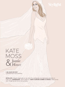 Stylight - Los vestidos de novia de 5 iconos de la moda - Kate Moss 2
