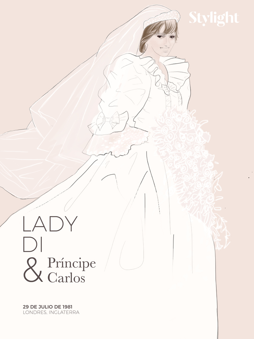 Stylight - Los vestidos de novia de 5 iconos de la moda - Lady Di 1